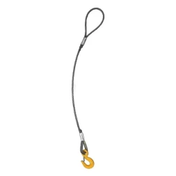 Строп канатный одноветвевой 1СК 0.8 т L=3.5 м с кч din 1.0 т канат din опрессовка