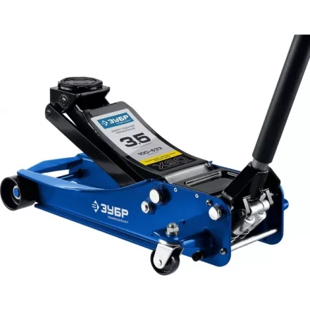 Домкрат гидравлический подкатной X90, 3,5т, 100-533мм, ЗУБР Профессионал 43054-3.5 43054-3.5 купить в Магнитогорске