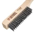 Щетка зачистная 6-и рядная, прямая проволока из нержавеющей стали с деревянной ручкой, EFP// Denzel 74846 купить в Магнитогорске