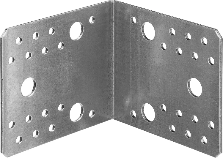 ЗУБР УК-2.5, 90 x 105 x 105 x 2.5 мм, цинк, крепежный уголок (31012-105) купить в Магнитогорске
