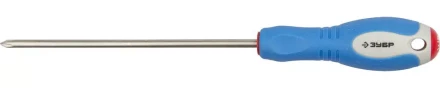 Отвертка ЗУБР, Cr-V сталь, трехкомпонентная рукоятка, цветовая индикация типа шлица, PH №1, 150мм 25252-1-150_z01 купить в Магнитогорске