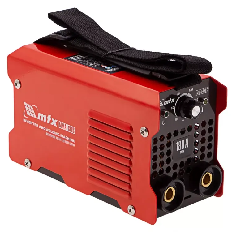 Инверторный аппарат дуговой сварки MTX 94390 MMA-180S, 180 А, ПВ60%, диаметр электрода 1,6-4 мм купить в Магнитогорске