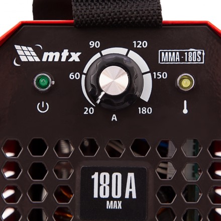 Инверторный аппарат дуговой сварки MTX 94390 MMA-180S, 180 А, ПВ60%, диаметр электрода 1,6-4 мм купить в Магнитогорске