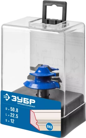ЗУБР 50.8 x 22 мм, фреза кромочная для углового сращивания, Профессионал (28724-50.8) купить в Магнитогорске