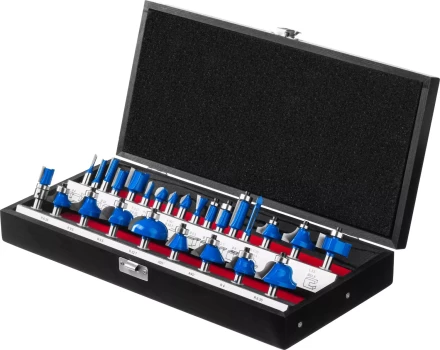 ЗУБР 26 шт, набор профильных фрез по дереву, Профессионал (28796-H26) купить в Магнитогорске