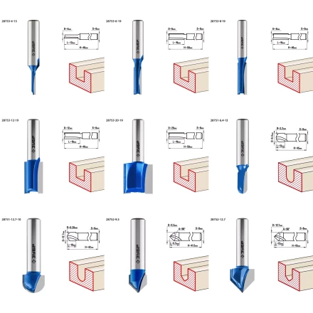 ЗУБР 26 шт, набор профильных фрез по дереву, Профессионал (28796-H26) купить в Магнитогорске