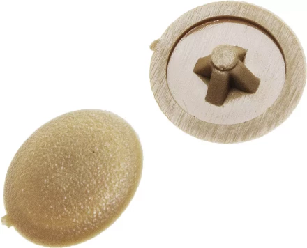 Заглушка декоративная ЗУБР под шуруп, цвет сосна, шлиц №2, ТФ6, 40шт 4-308156-4 купить в Магнитогорске