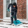 Лопата для уборки снега поликарбонат Palisad 61690, 460х400х1400 мм, алюминиевый черенок, LUXE купить в Магнитогорске