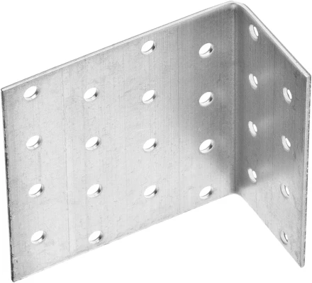 Крепежный угол ЗУБР &quot;МАСТЕР&quot; анкерный, 80х80х40мм, 1шт 310226-080-080 купить в Магнитогорске