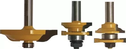 Набор фрез для изготовления филенчатых изделий хвостовик 12 мм 3 штуки Энкор 46601 46601 купить в Магнитогорске