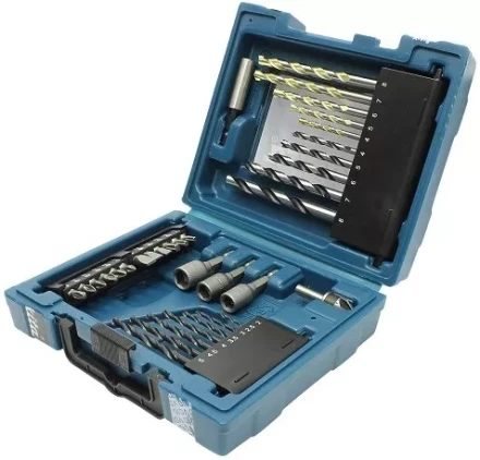 Набор свёрел и бит 34шт Makita D-36980 купить в Магнитогорске
