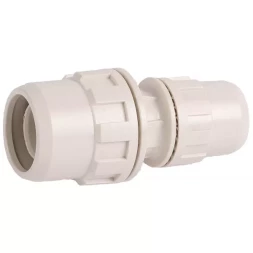 Соединитель ЗУБР "ШиреФит" редукционный "штуцер с гайкой - штуцер с гайкой", 26мм-20мм 51494-26-20