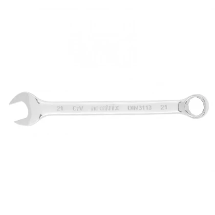 Ключ комбинированный Matrix 21 мм полированный хром 15165 купить в Магнитогорске