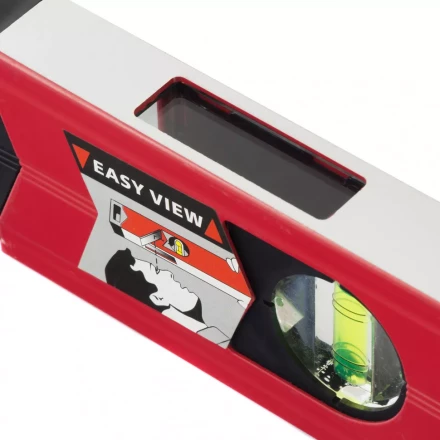 Уровень алюминиевый магнитный 2000 мм фрезерованный 3 глазка 1 зеркальный усиленный  MATRIX 34720 купить в Магнитогорске