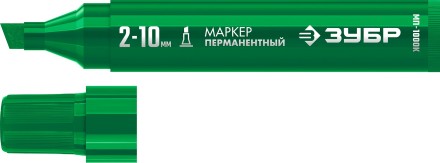 ЗУБР МП-1000К зеленый, 2-10 мм, клиновидный перманентный марке (06333-4) купить в Магнитогорске