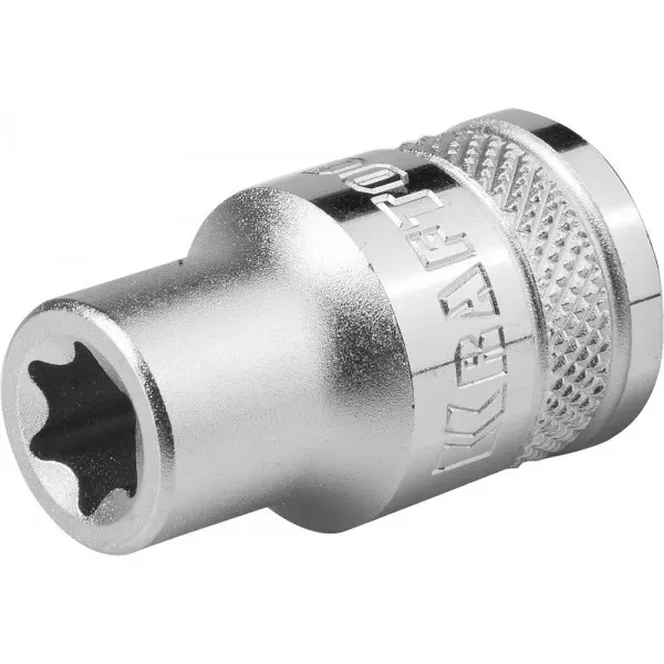 Торцовая головка KRAFTOOL "INDUSTRIE QUALITAT", Cr-V, внешний TORX, хромосатинированная, 1/2", Е 14 27810-14_z01 купить в Магнитогорске