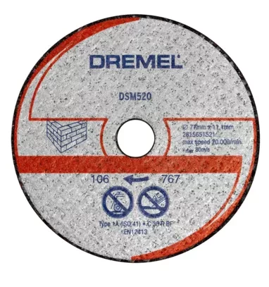 Диск отрезной по по камню DSM520 для пилы Dremel DSM20 Dremel купить в Магнитогорске