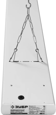 Обогреватель ЗУБР &quot;МАСТЕР&quot; инфракрасный, рифлёная панель, потолочный, закрытого типа, ТЭН, 4,0кВт, 4,0 м, 380В ИКО-К3-4000-Ф купить в Магнитогорске