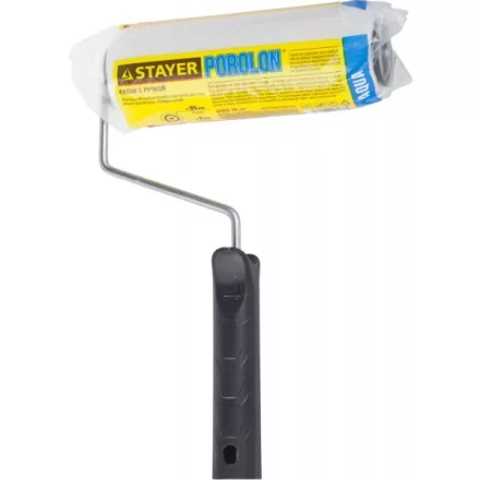 Валик &quot;ПОРОЛОН&quot; малярный в сборе, бюгель 6мм, 44x180мм, STAYER Master 0360-18_z01 купить в Магнитогорске