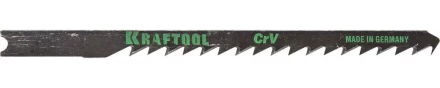 Полотна KRAFTOOL, U244D, для эл/лобзика, Cr-V, по дереву, ДВП, ДСП, фигурный рез, US-хвост., шаг 4мм, 75мм, 2шт 159623-4 купить в Магнитогорске