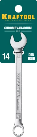 Ключи комбинированные KRAFTOOL, Cr-V, DIN 3113 27079-14 купить в Магнитогорске