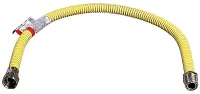 Подводка-сильфон ЗУБР для газа, нержавеющая сталь, г/ш 1/2" - 1м 51006-G/S-100