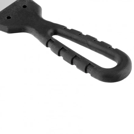 Шпательная лопатка из нержавеющей стали 80 мм пластмассовая ручка Россия 85134 купить в Магнитогорске