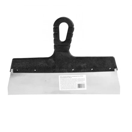 Шпатель фасадный из нержавеющей стали 300 мм пластмассовая ручка 85152 купить в Магнитогорске