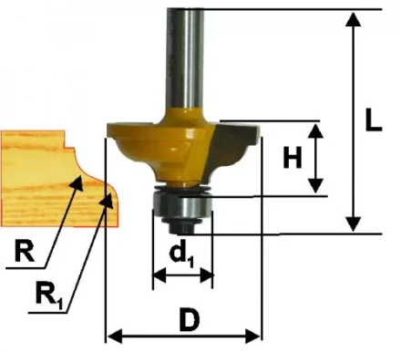 Фреза кром. калевочная ф349х144мм R4/48мм хв8мм 46272 купить в Магнитогорске