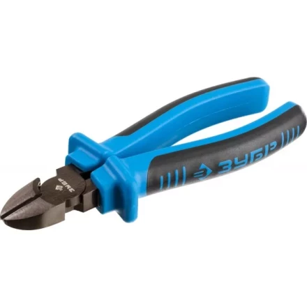 Бокорезы ЗУБР эксцентриковое расположение шарнира, особостойкое спец. покрытие Н12Х1 (никель/хром), двухкомпонентные рукоятки, 160мм 2201-5-16_z01 купить в Магнитогорске