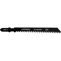 Полотна STAYER "PROFI", T111C, для эл/лобзика, HCS, по дереву, ДВП, ДСП, EU-хвост., шаг 3мм, 75мм, 2шт 15987-3_z01