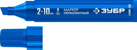 ЗУБР МП-1000К синий, 2-10 мм, клиновидный перманентный марке (06333-7) купить в Магнитогорске