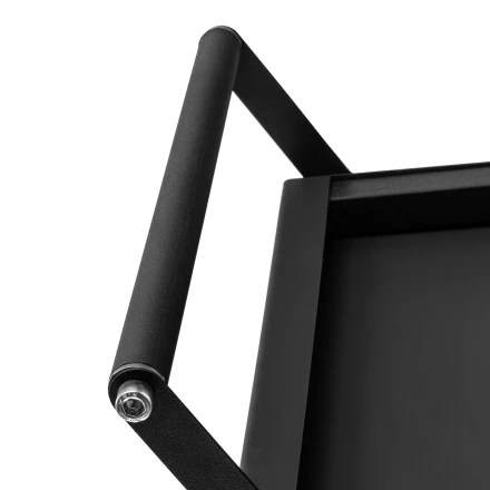 Мангал сварной на колесах, 662 х 390 х 152/805 мм, сталь 2 мм, кочерга в комплекте, Camping Palisad 69669 купить в Магнитогорске