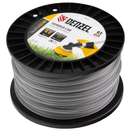 Леска для триммера двухкомпонентная звезда, 4,0мм х 93м, на DIN катушке EXTRA CORD// Denzel 96816 купить в Магнитогорске
