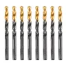 Сверло по металлу, 8,5 мм, HSS-Tin, Golden Tip, 8 шт. Denzel 717220 купить в Магнитогорске