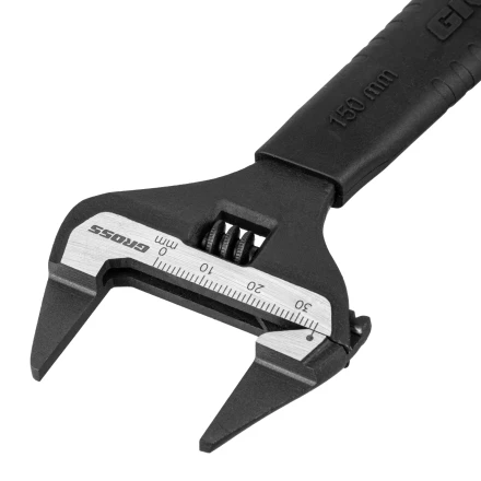 Ключ разводной, 150 мм Gross 15571, CrV, ультратонкие губки купить в Магнитогорске