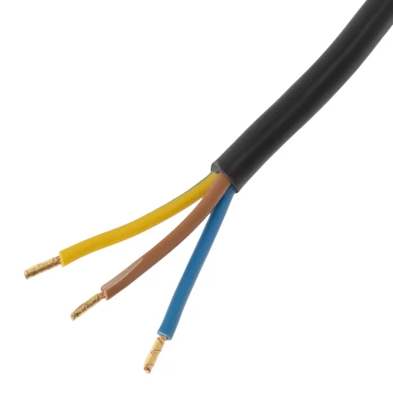 Шнур сетевой Denzel Energy Series, ПВС, 1,5 м, 3 x 1,5 мм, с неразборной вилкой, черный, 3 м, 37671 купить в Магнитогорске