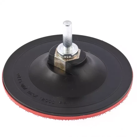 Насадка для дрели и УШМ с липучкой 115 мм твердая MATRIX артикул 76229 купить в Магнитогорске