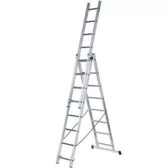 Лестница алюминиевая трёхсекционная ЛА 3х7 Вихрь купить в Магнитогорске