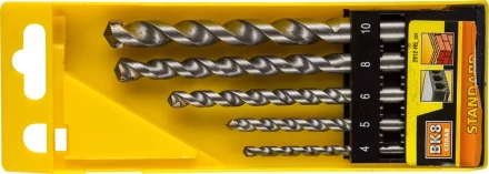 Набор STAYER Сверла "STANDARD" по бетону, 4, 5, 6, 8, 10мм, 5шт 2912-H5_z01 купить в Магнитогорске