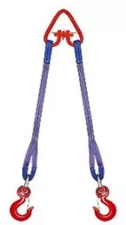 Строп текстильный двухветвевой 2СТ 0.63 т L=8 м РА 60 мм Звено РТ-3 купить в Магнитогорске