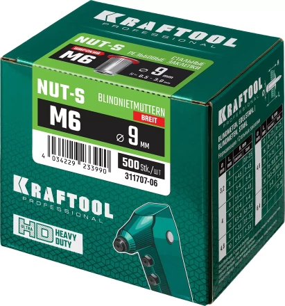 Заклепки резьбовые KRAFTOOL 311707-06 купить в Магнитогорске