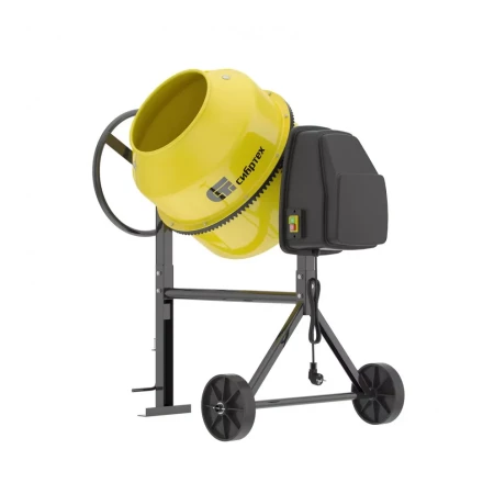 Бетоносмеситель БСЛ-120П 120 л 500 Вт полиамидный венец Сибртех 95471 купить в Магнитогорске