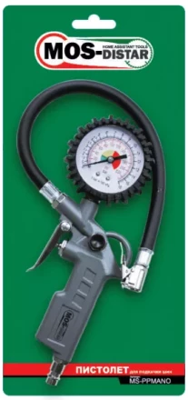 Пневмопистолет для подкачки шин с манометром MS-PPMANO MOS-DISTAR купить в Магнитогорске