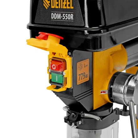 Станок сверлильный радиальный DDM-550R, 550 Вт, 16 мм, 12 ск., настольный// Denzel 95323 купить в Магнитогорске