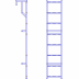 Лестница навесная алюминиевая для полувагонов УСЦ ЛНАп-2,0 купить в Магнитогорске
