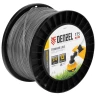 Леска для триммера двухкомпонентная квадрат, 2,4мм х 175м, на DIN катушке EXTRA CORD// Denzel 96818 купить в Магнитогорске