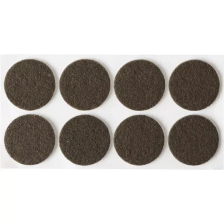 Накладки STAYER &quot;COMFORT&quot; на мебельные ножки, самоклеящиеся, фетровые, коричневые, круглые - диаметр 25 мм, 8 шт 40910-25 купить в Магнитогорске