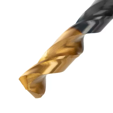 Сверло по металлу, 9 мм, HSS-Tin, Golden Tip, 8 шт. Denzel 717221 купить в Магнитогорске