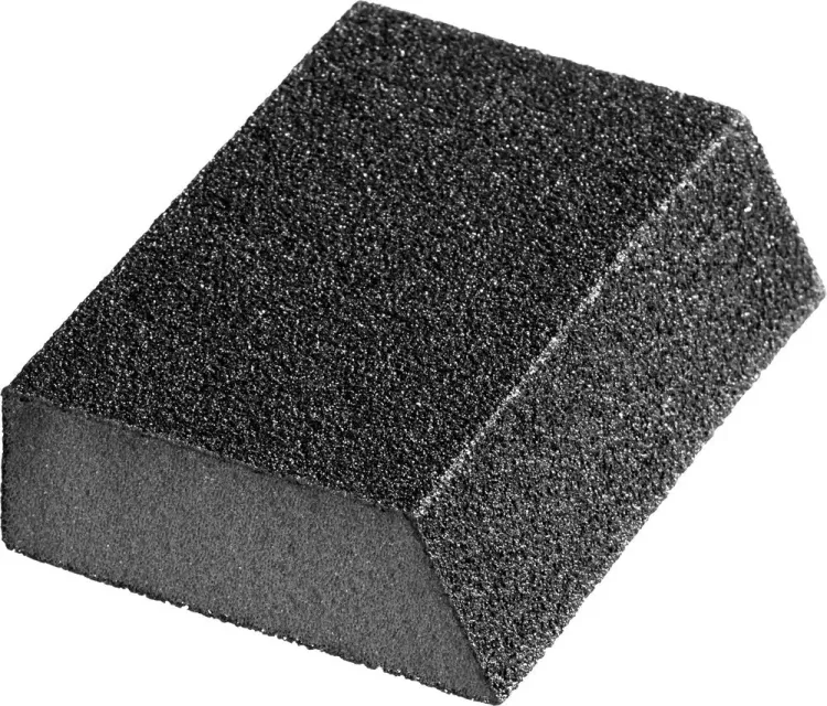 Губка шлифовальная STAYER "MASTER" угловая, зерно - оксид алюминия, Р120, 100 x 68 x 42 x 26 мм, средняя жесткость 3561-120 купить в Магнитогорске